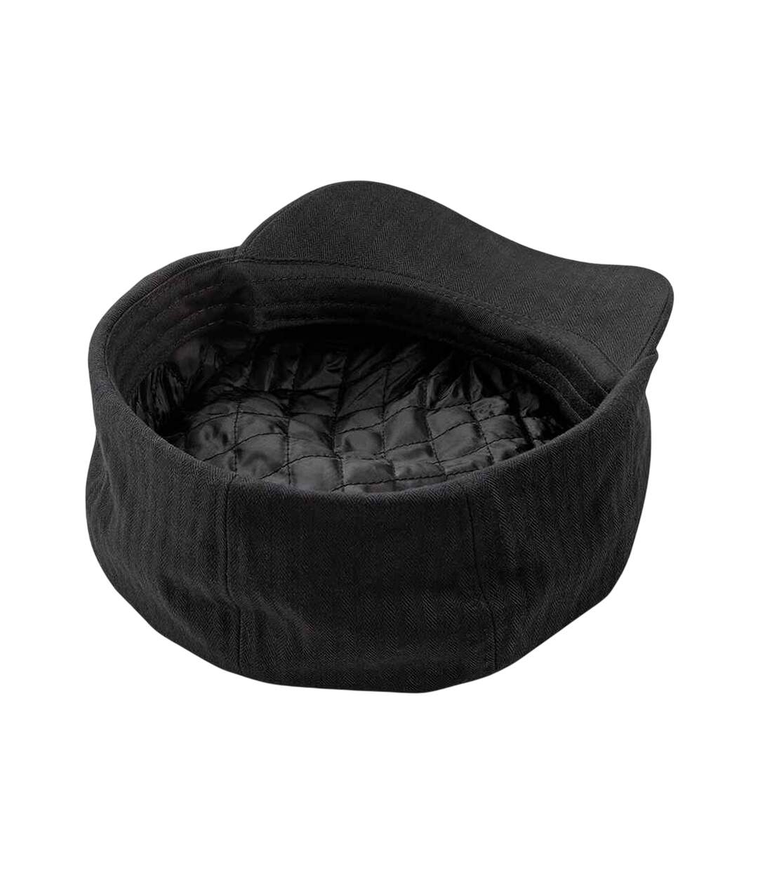 Casquette Souple Motif/style 5 Panneaux Noir Beechfield-2