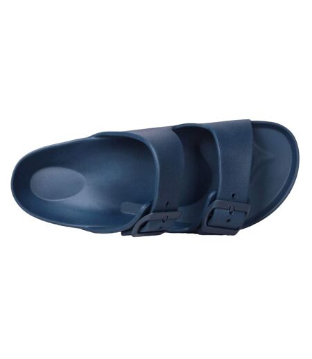 Womens/ladies shore sliders blue aster Animal