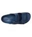 Womens/ladies shore sliders blue aster Animal-2