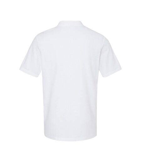 Polo Softstyle Adulte Blanc Gildan