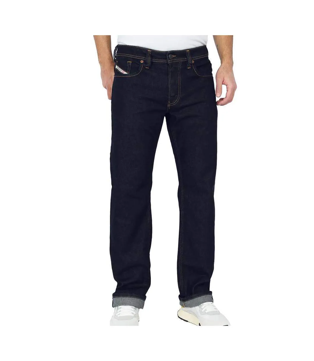 Jean slim bleu foncé homme diesel larkee--1