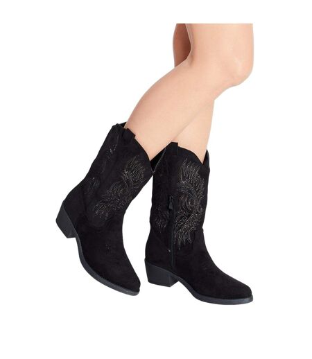 Bottes de cowboy kobi femme noir naturel Dorothy Perkins