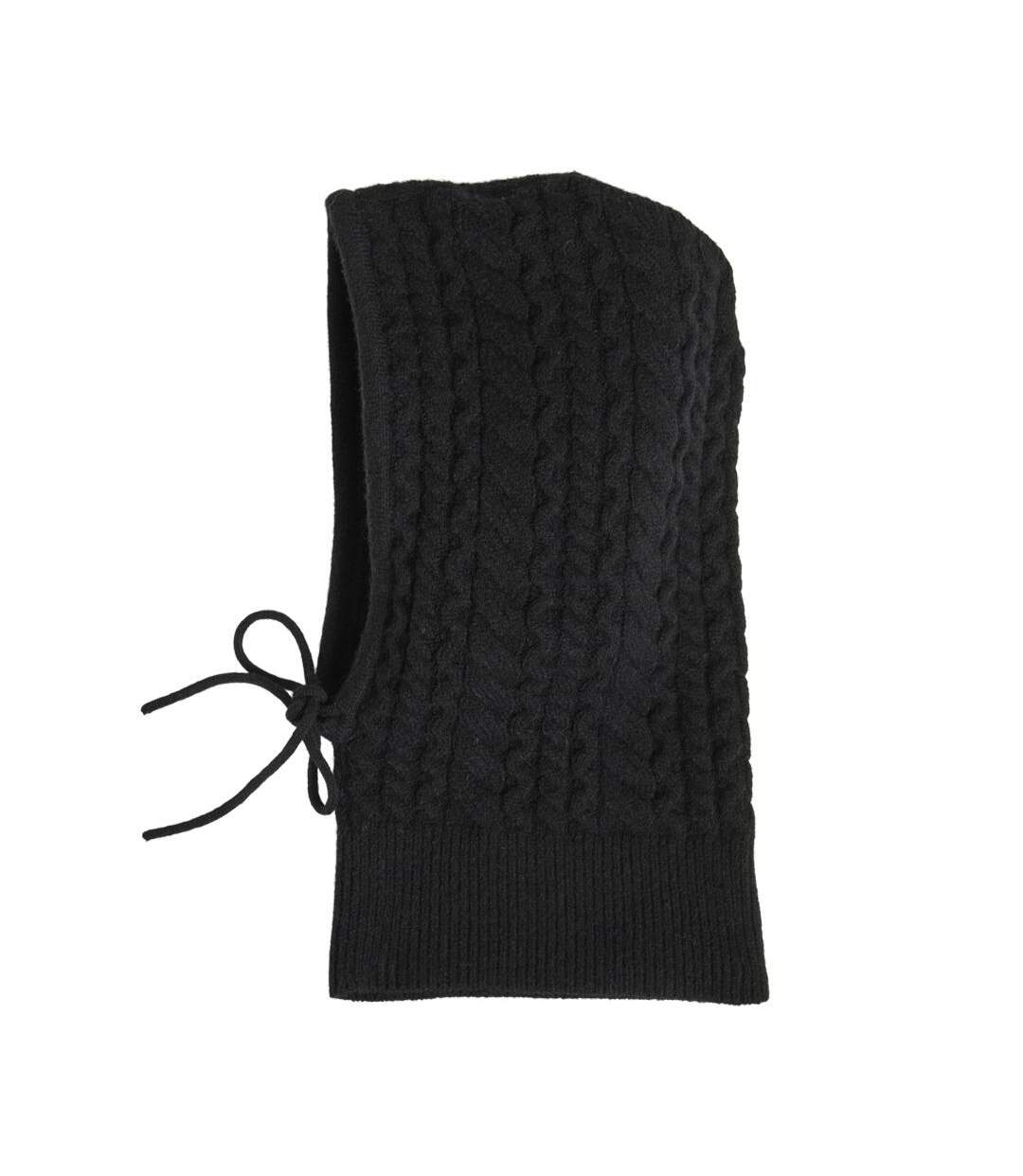 Cache-cou noir femme vila balaclava - taille unique-1