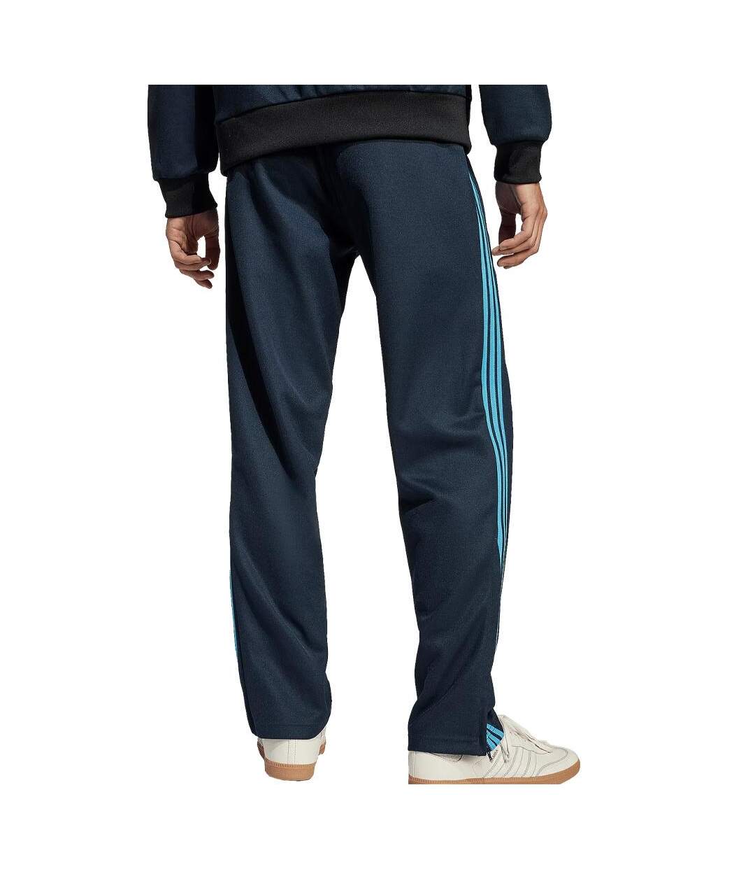 Pantalon marine/turquoise homme adidas tp-2