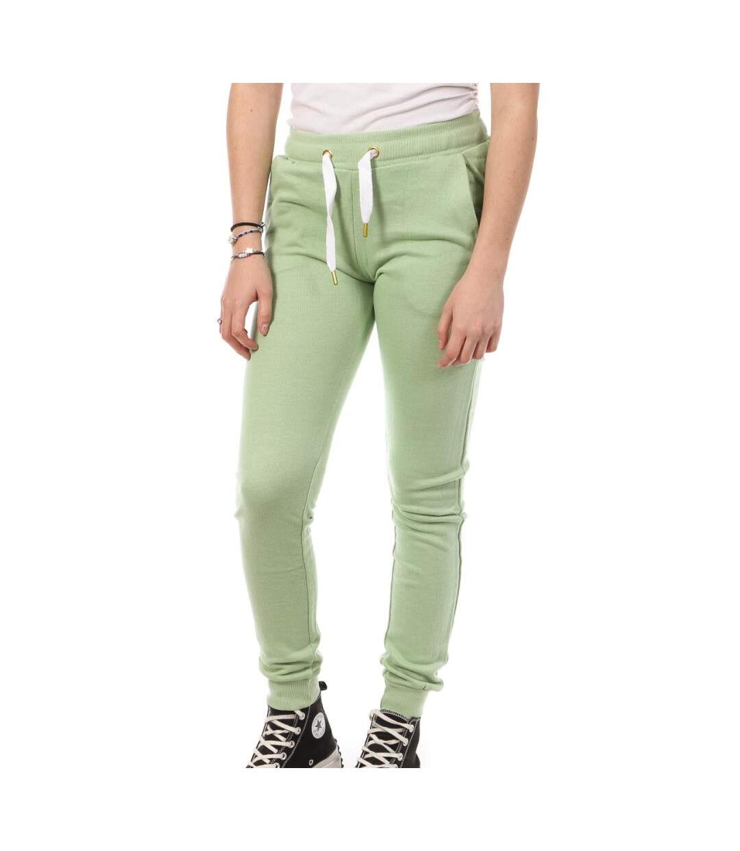 Jogging vert femme joseph in molton joss-1