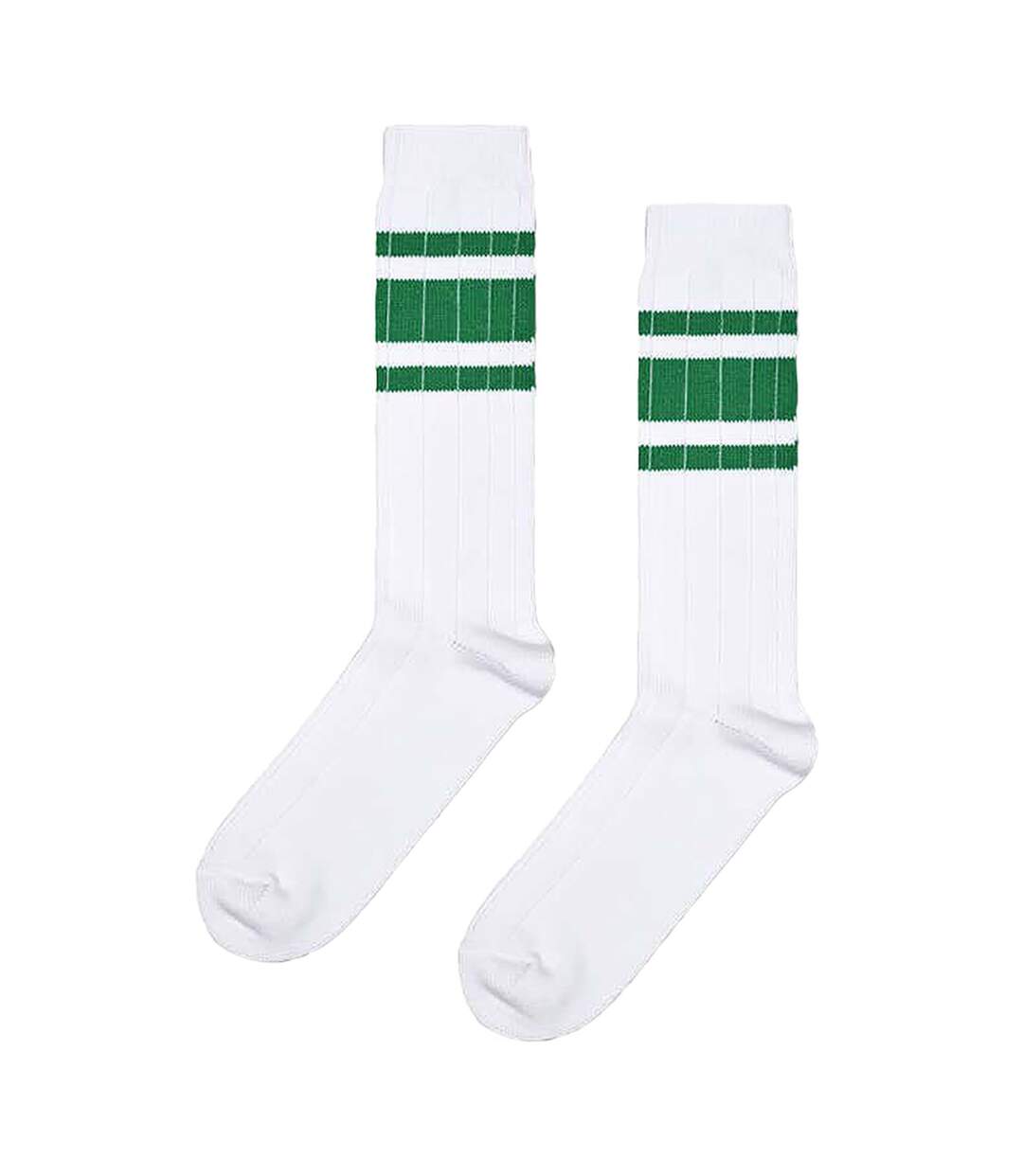 Classic Striped Chunky Rib Sport Socks for Men and Women-2