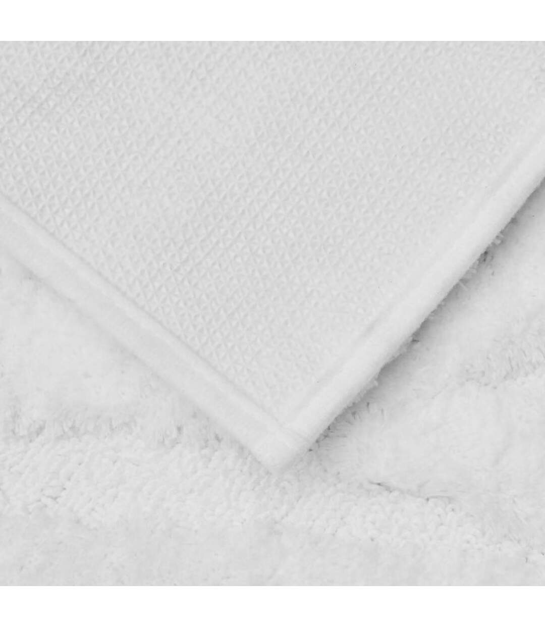 Tapis de Bain Design Cloudy 50x75cm Blanc-2