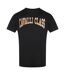 T-shirt Motif Universitaire Homme Noir Cavalli Class-1