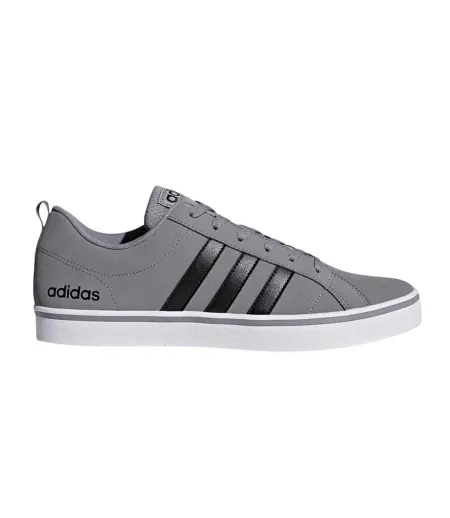 Baskets Motif/style 3 Rayures Vs Pace Homme Gris Noir Blanc Adidas
