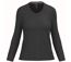 T-shirt manches longues col V - Femme - K382 - bleu marine-2