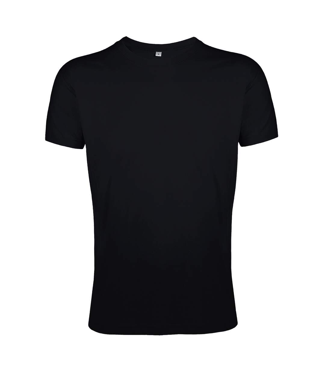 SOLS Mens Regent Slim Fit Short Sleeve T-Shirt (Deep Black)