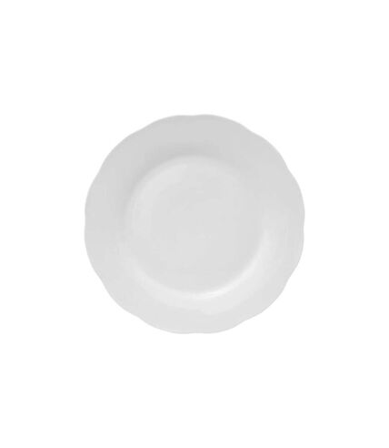 Lot de 6 Assiettes Plate Alma 26cm Blanc