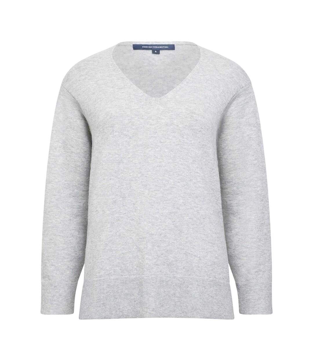 Womens/ladies Vhari Jumper Light Grey French Connection-3