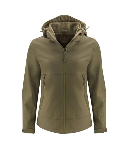 Veste Softshell Lodgetown Femme Vert Kaki Foncé James Harvest