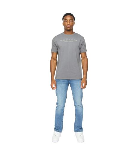 Mens Crytons Heavyweight T-shirt Petrol Duck And Cover