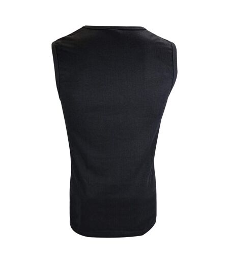 Mens 6 Pack Sleeveless Thermal Vests Winter Base Layer Underwear