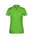 Polo Bio Workwear Femme Vert Citron James And Nicholson-1