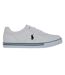 Womens/ladies Hanford Iii Leather Shoes White Navy Ralph Lauren-1