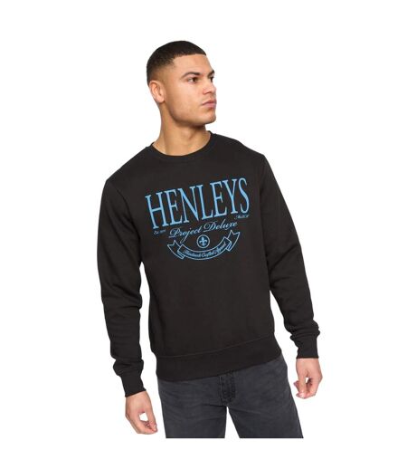 Sweat henbank homme noir Henleys