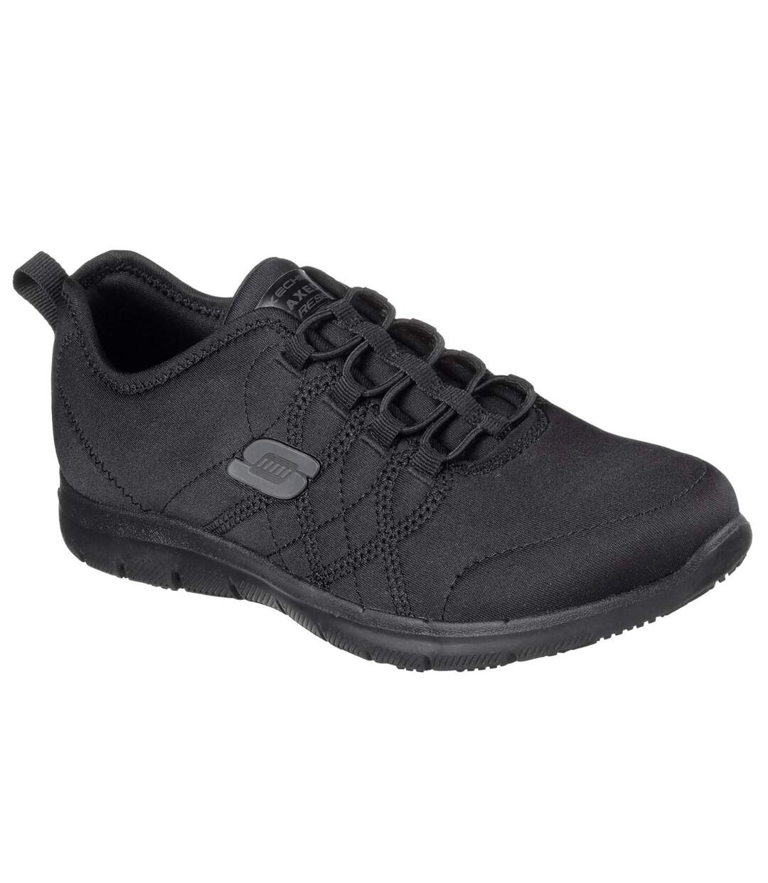 Womens/ladies ghenter srelt safety shoes black Skechers-1