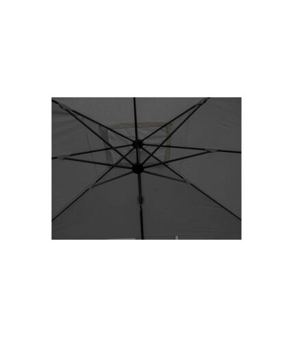 Parasol Déporté avec Housse 3x3m Gris