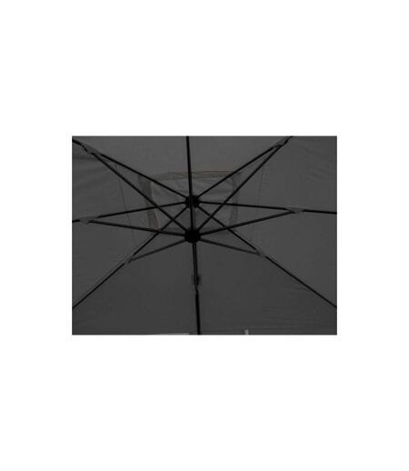 Parasol Déporté avec Housse 3x3m Gris