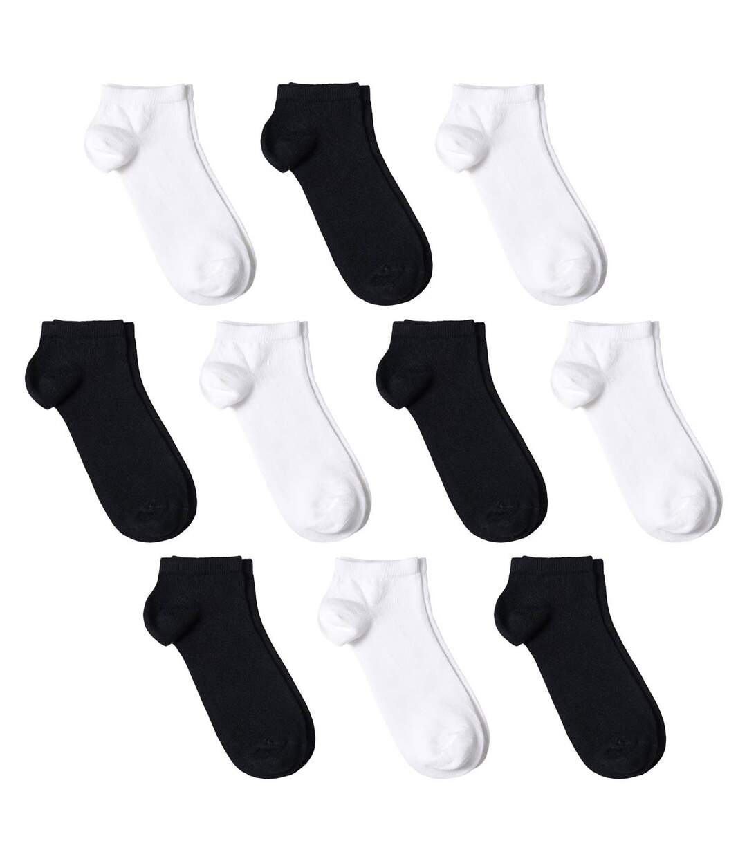 Socquettes coton - Assortiment 10 paires  - Fabriqué en UE-1