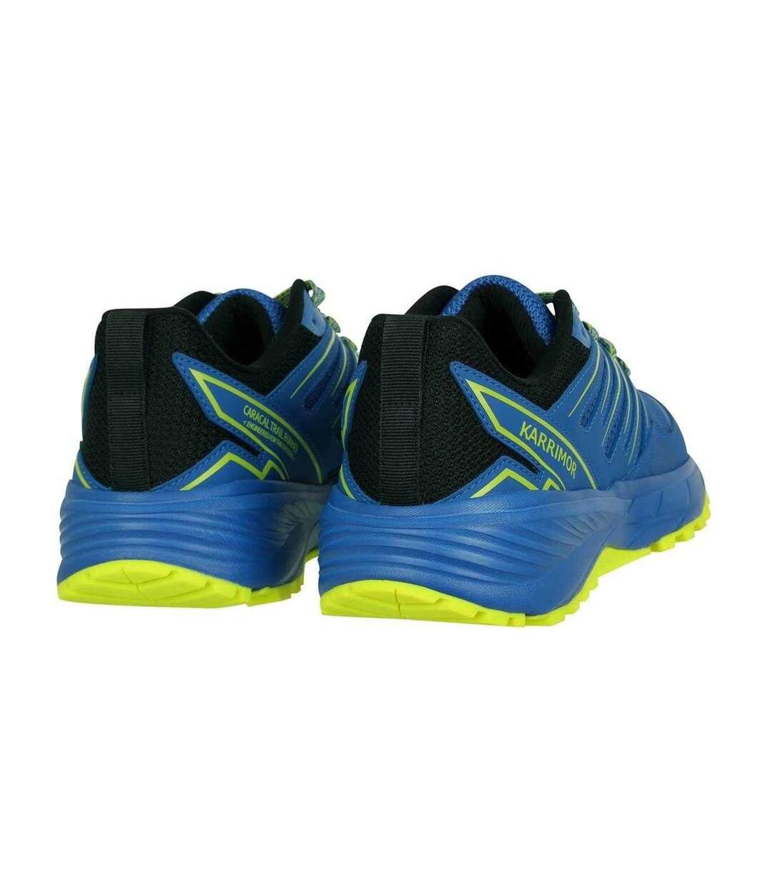 Mens Ortholite Trainers Blue Lime Karrimor-2