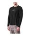 T-shirt Manches Longues Course À Pied Homme Noir Puresport-4