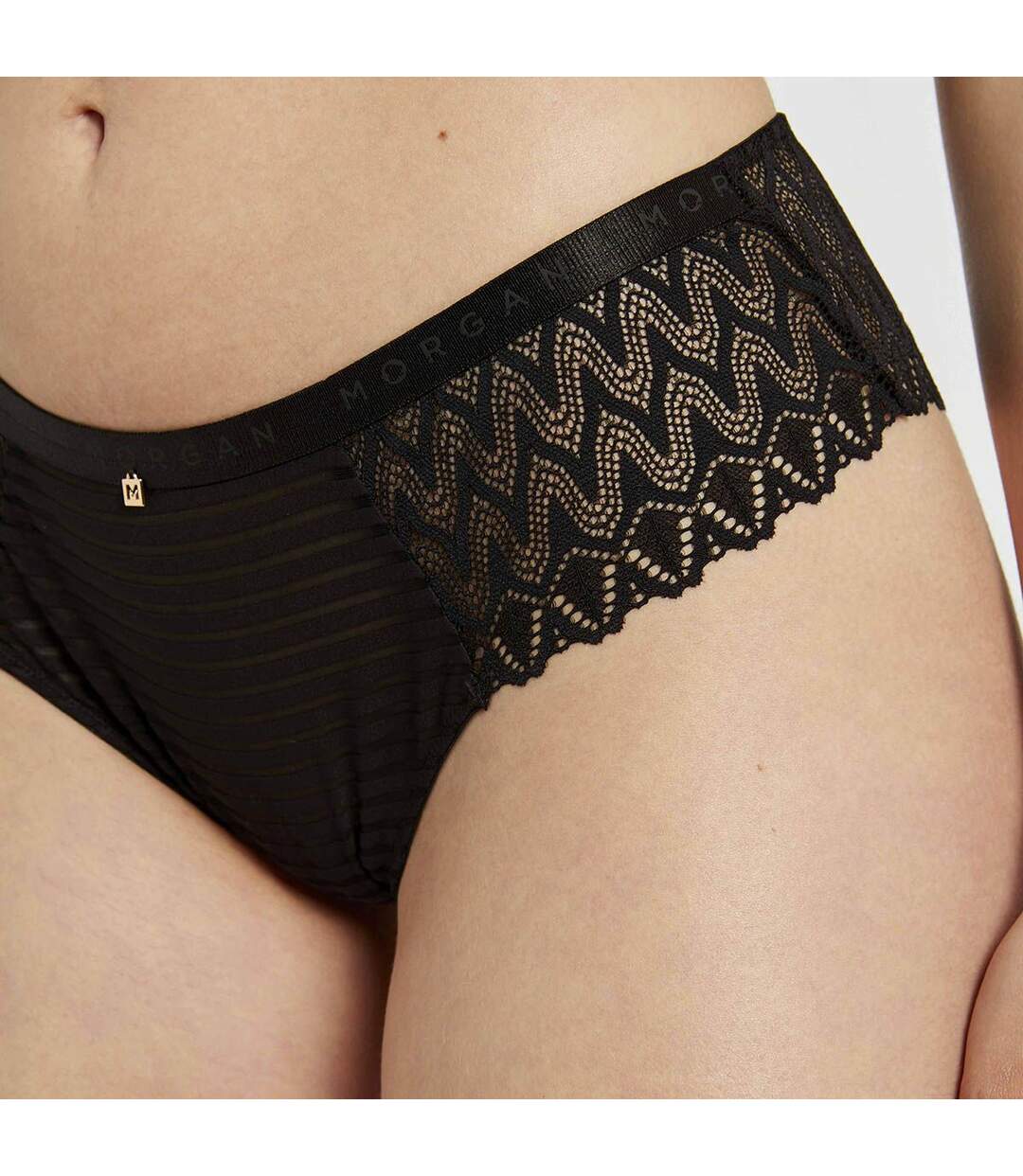 Shorty tanga noir Célia