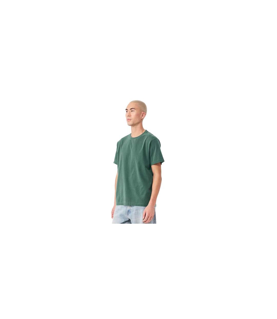 Unisex Adult Heavyweight Washed T-shirt Washed Pine Bella + Canvas-1