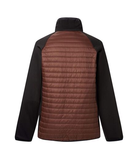 Mens Clumber Hybrid Jacket Coffee Grounds Black Regatta