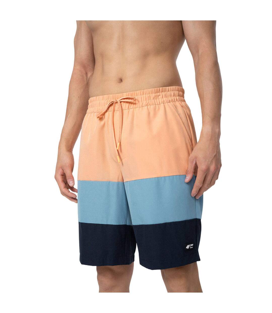 Maillot De Bain M024 Pour Hommes Bleu Rose 4F-3