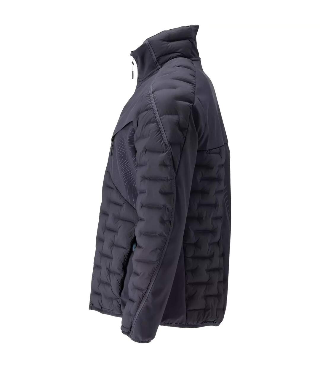 Doudoune Motif/style Matelassé Customised Homme Bleu Marine Foncé Mascot-3
