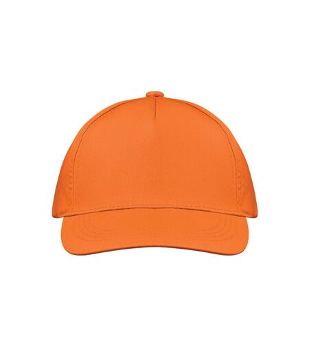 Buzz 5 Panel Baseball Cap Orange MidOcean