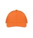 Buzz 5 Panel Baseball Cap Orange MidOcean-4