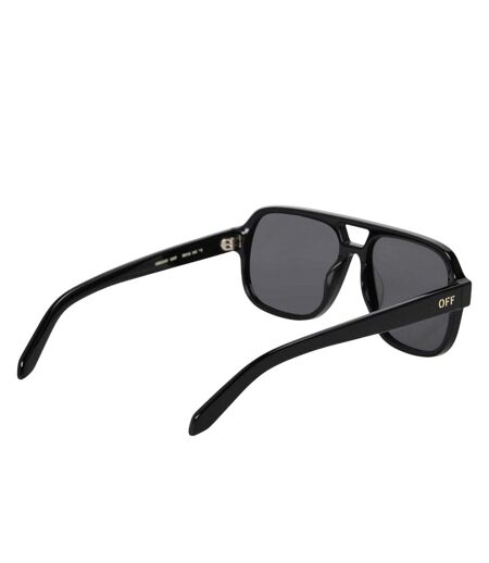 Unisex Adult Forks Sunglasses One Size Black Dark Grey Off White