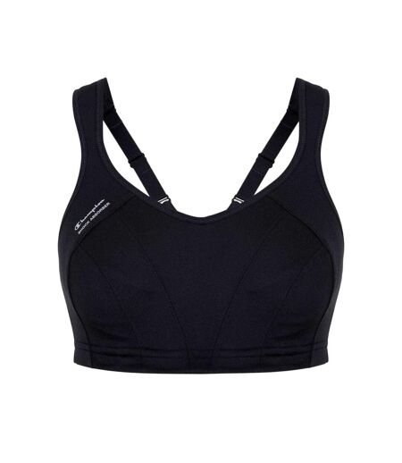 Womens/ladies High Impact Sports Bra Black Champion
