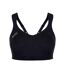 Womens/ladies High Impact Sports Bra Black Champion-2