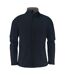 Mens Trial Soft Shell Jacket Dark Navy Printer-2