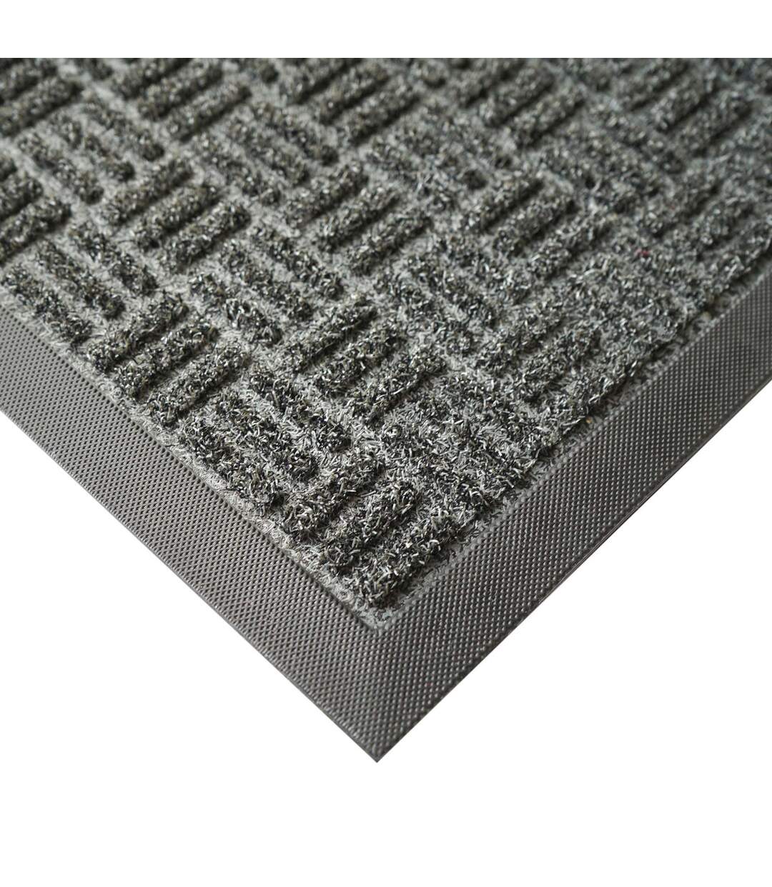 Tapis d'Entrée Grattoir Jason 45x75cm Noir-2