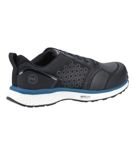 Mens Reaxion Composite Toecap Safety Shoes Black Blue Timberland Pro