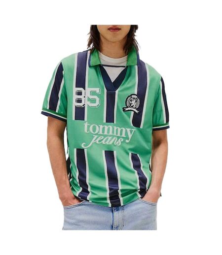 Polo vert/noir homme tommy hilfiger dm0dm22073