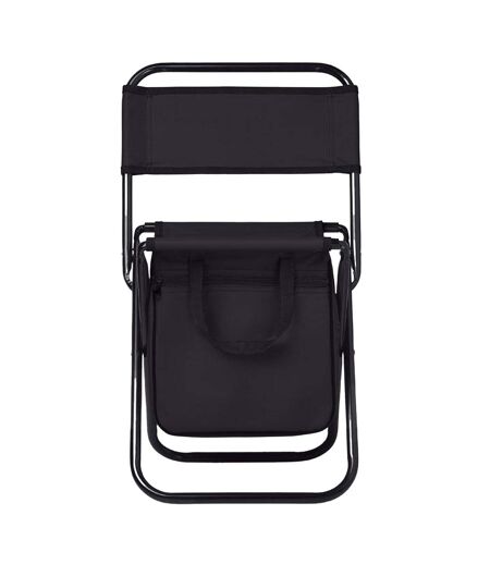 Sit & drink folding chair one size black MidOcean