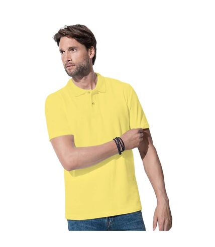 Stedman Mens Cotton Polo (Yellow) - UTAB282
