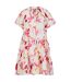 Womens/ladies Darouna Silk Mini Dress Multicoloured Boss-2
