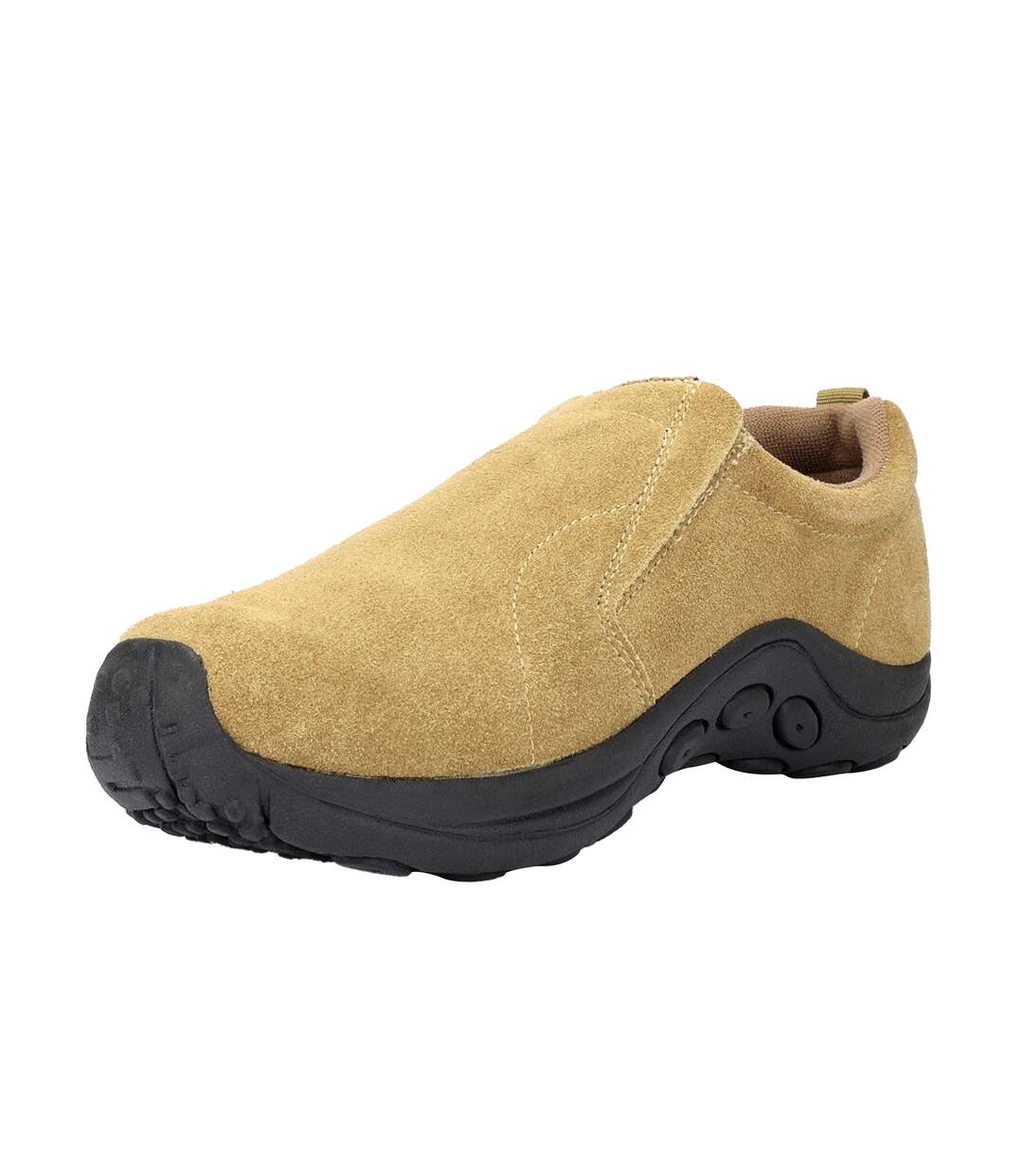 Baskets décontractées en cuir suédé homme taupe PDQ