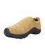 PDQ Adults Unisex Real Suede Ryno Slip-On Casual Trainers (Taupe) - UTDF140