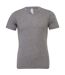 Canvas Mens Triblend V-Neck Short Sleeve T-Shirt (Grey Triblend)