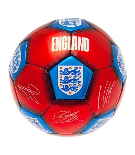 England FA - Ballon de foot (Rouge / Bleu) (Taille 5) - UTTA10333